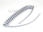 Coiled Spiral Borden 2 Hole Dental Handpiece Tubing Gray