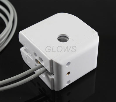 2 PCS Dental Handpiece Holder Hanger with Micro Air Switch Valve and Tubing