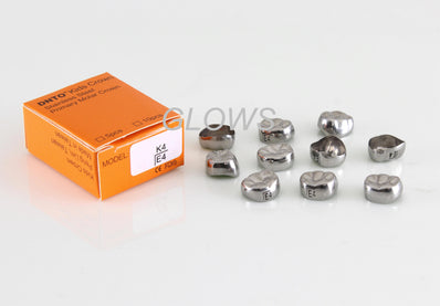 [LLE4] 10 PCS Stainless Steel Primary Molar Kids Crown Compatible 3M, Refill All Sizes