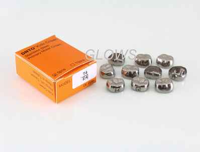 [LRE4] 10 PCS Stainless Steel Primary Molar Kids Crown Compatible 3M, Refill All Sizes