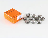 [ULE3] 10 PCS Stainless Steel Primary Molar Kids Crown Compatible 3M, Refill All Sizes