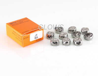 [ULE4] 10 PCS Stainless Steel Primary Molar Kids Crown Compatible 3M, Refill All Sizes