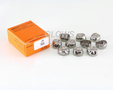 [ULE5] 10 PCS Stainless Steel Primary Molar Kids Crown Compatible 3M, Refill All Sizes