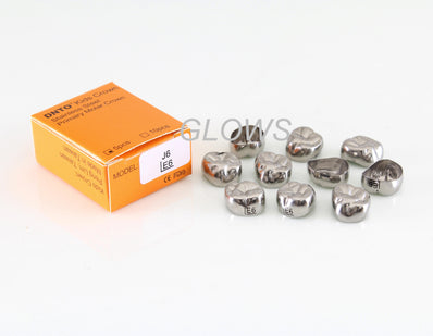 [ULE6] 10 PCS Stainless Steel Primary Molar Kids Crown Compatible 3M, Refill All Sizes