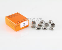 [URD4] 10 PCS Stainless Steel Primary Molar Kids Crown Compatible 3M, Refill All Sizes