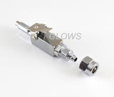 Male Quick Disconnect Coupler For Air or Water 1/4" tubing