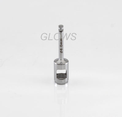 Dental Implant Tissue Punch 6.0 mm Diameter Stainless Steel