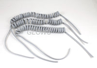3 PCS Coiled Spiral 2-HOLE Dental 3-Way Triple Syringe Tubing Gray NEW