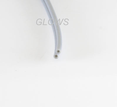 3 PCS Coiled Spiral 2-HOLE Dental 3-Way Triple Syringe Tubing Gray NEW