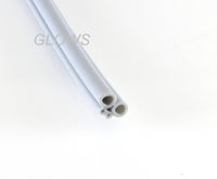 3 PCS COILED MIDWEST 4-HOLE DENTAL HANDPIECE TUBING GRAY NEW