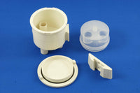 2 SETS Dental Vacuum Solids Collector Canister Bracket-Mount Kit